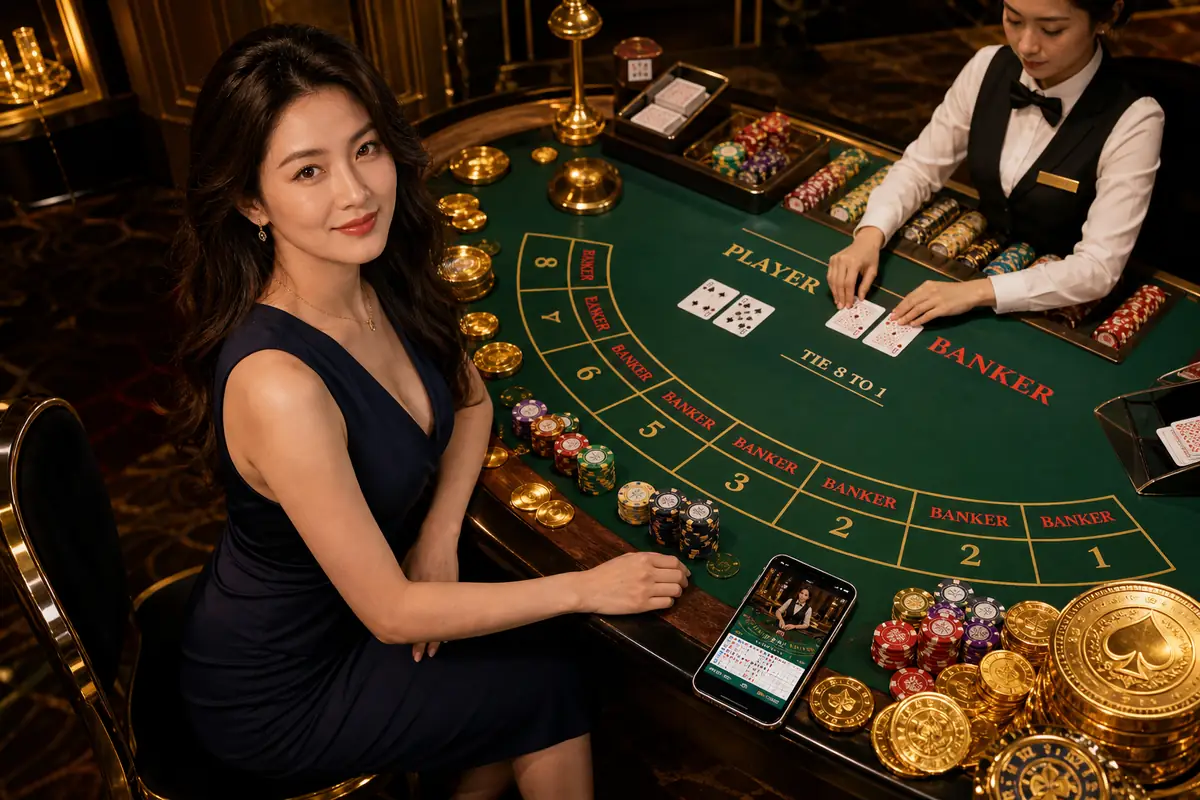 gold549 Baccarat Table Game ဆော့ကစားနည်း